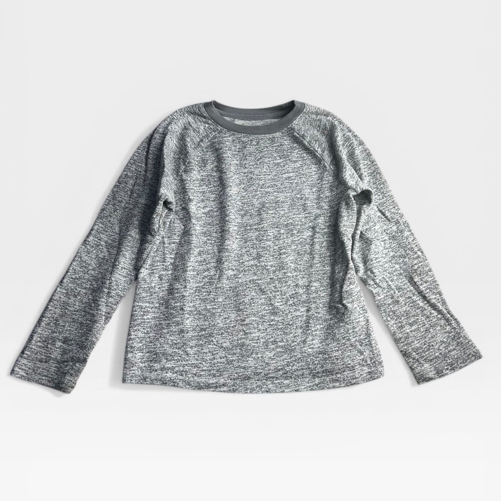 5 for $25🔥Cat & Jack‎ Grey Heather Long Sleeve T-Shirt Boys Small (6/7)
